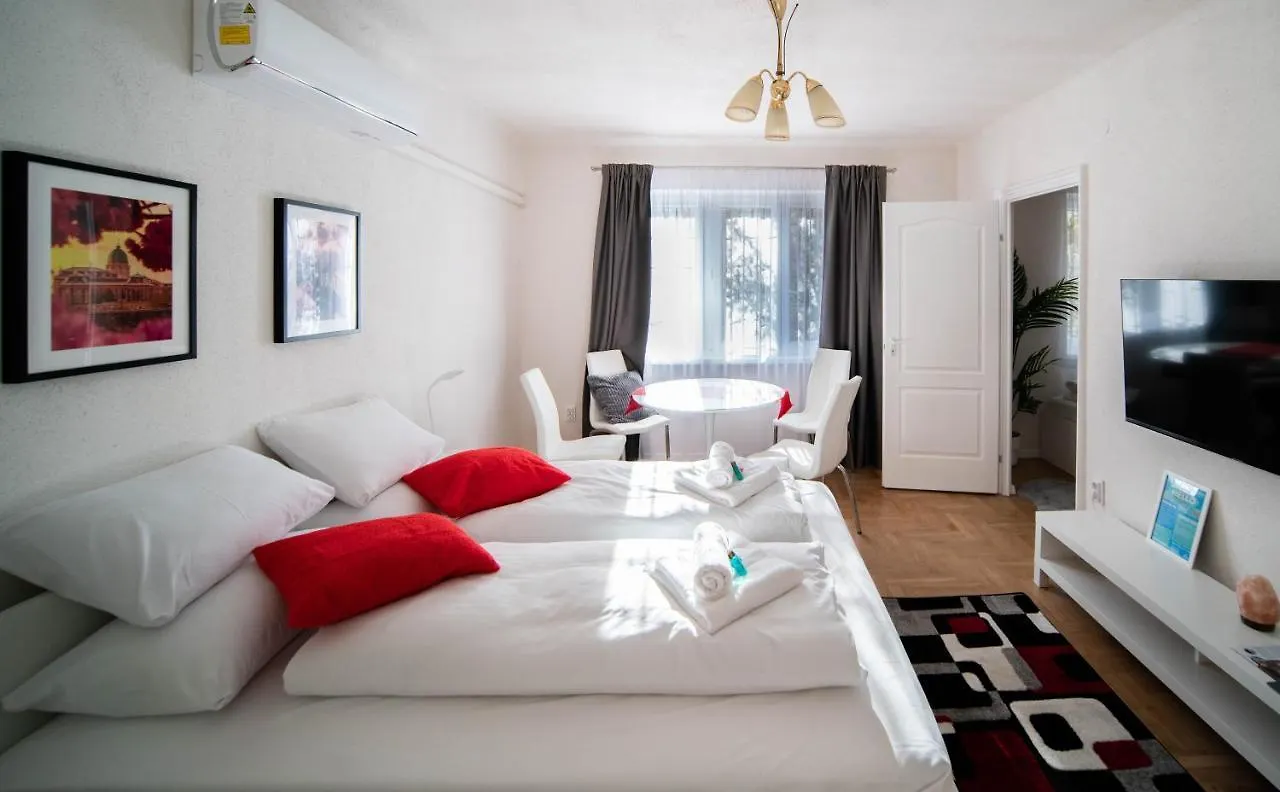 Free Parking Riverwalk Home - 4 Ppl,Wi-Fi,Ac, Tv Budapešť